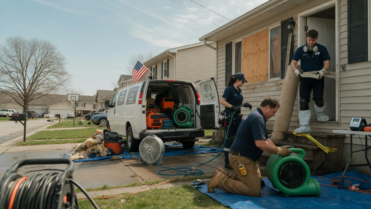 Water Damage Restoration in Sterling, OH near me